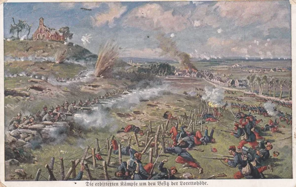 Die erbitterten Kämpfe um den Besitz der Lorettohöhe 1915