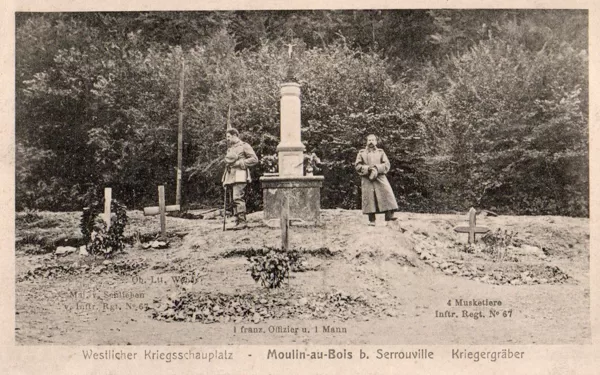Kriegsgräber Moulin-au-Bois b. Serrouville 1915