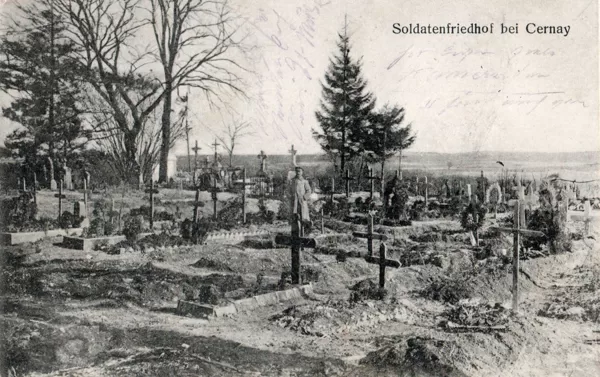 Soldatenfriedhof bei Cernay 1915