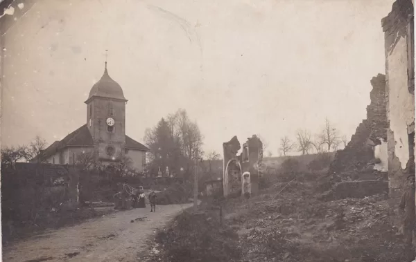 Unbekannt Stadt in Frankreich 1917