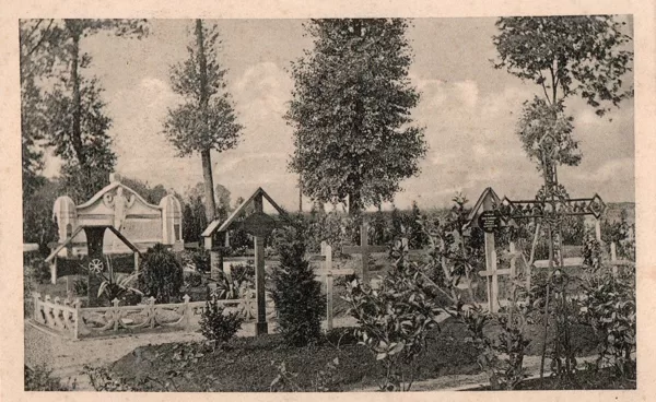 unbekannter Friedhof in Frankreich 1915